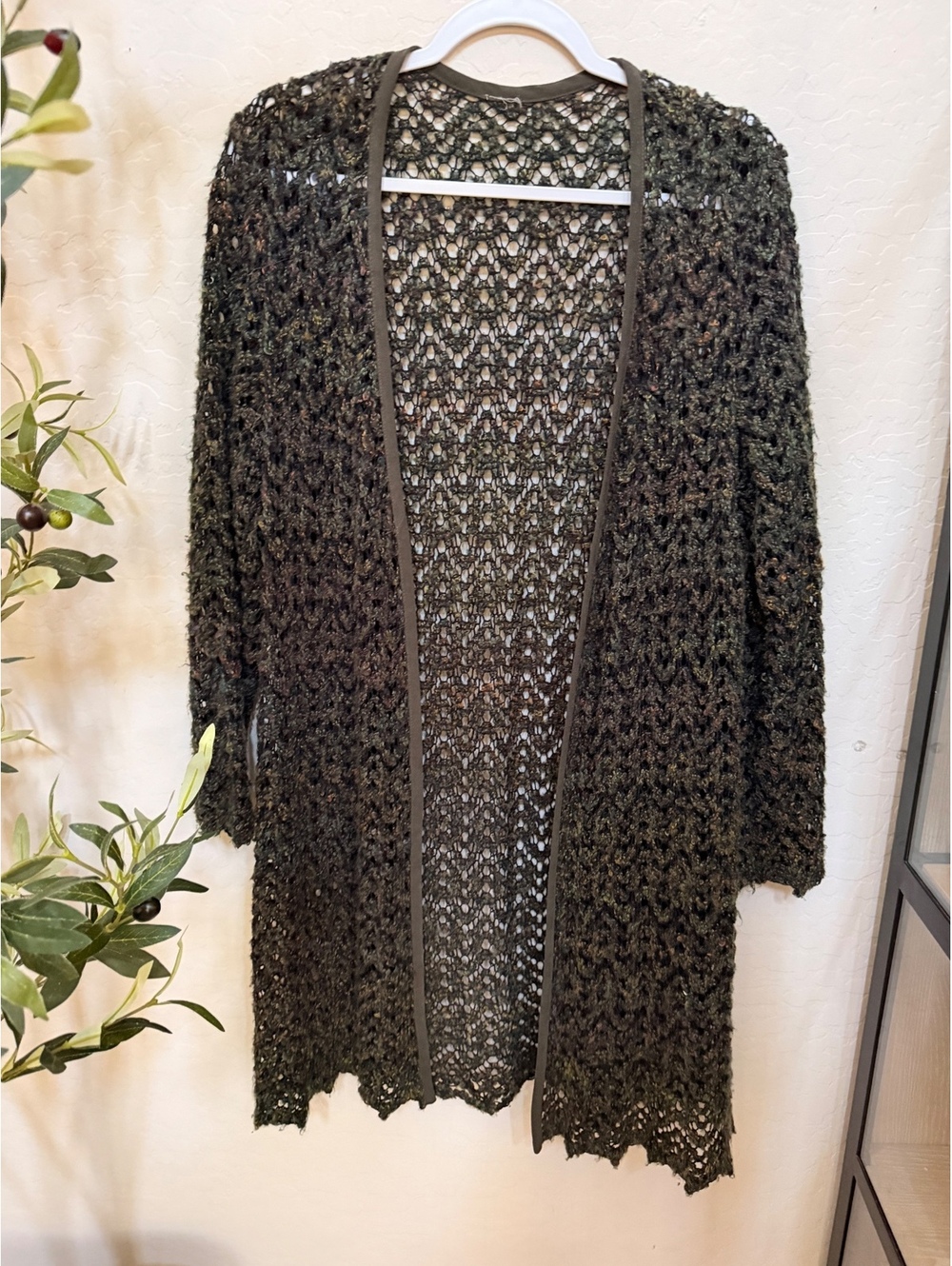 Women’s open knit cardigan - Picture 1 of 2